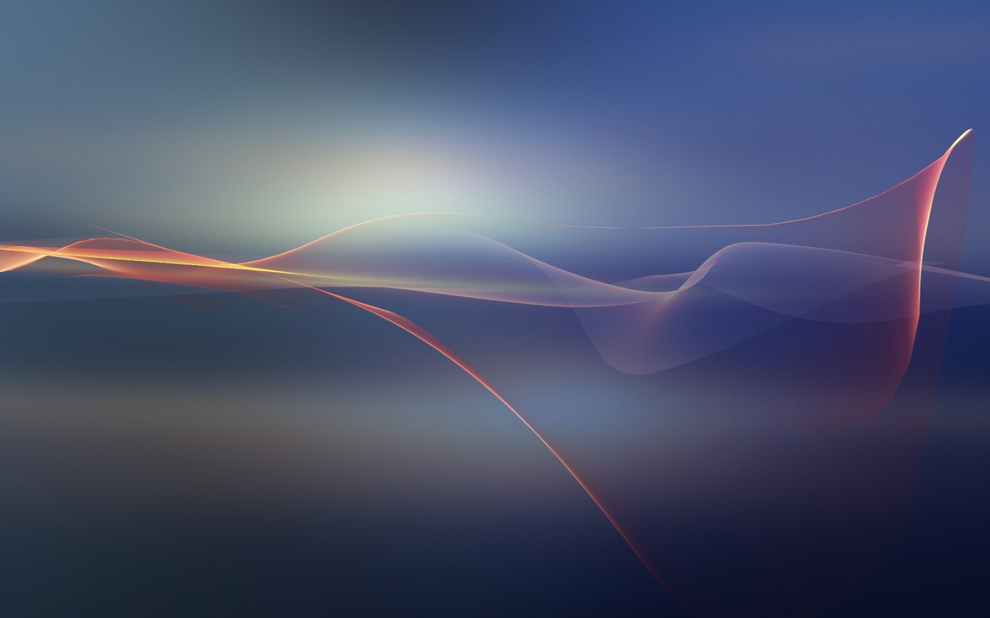 Абстрактные минималистичные волны обои