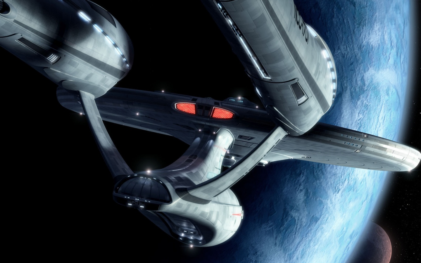 Космический корабль Enterprise из Star Trek обои