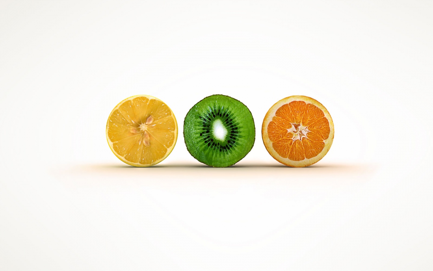 Фрукты в разрезе обои