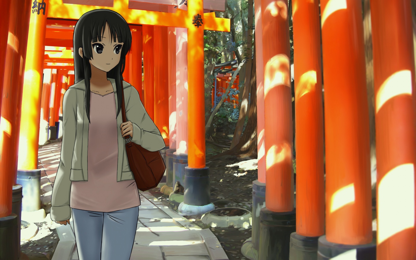 Акияма Мио обои