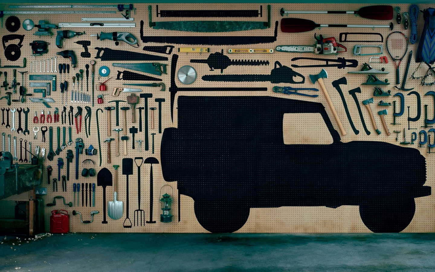 Типичный гараж обои