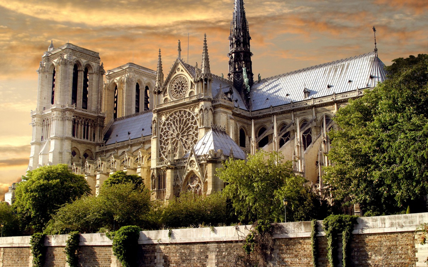 Собор парижской Богоматери обои