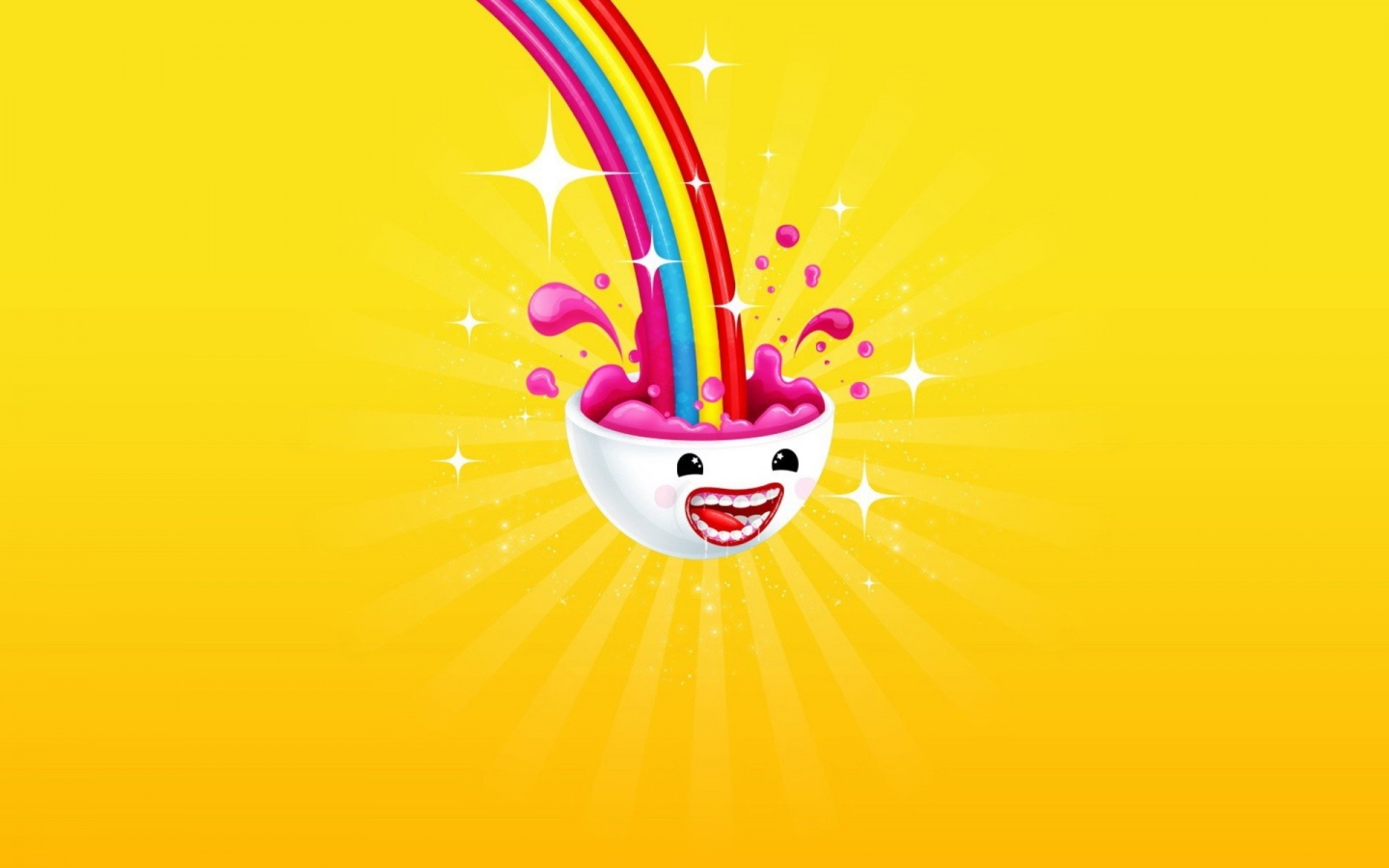 Радужные мозги обои