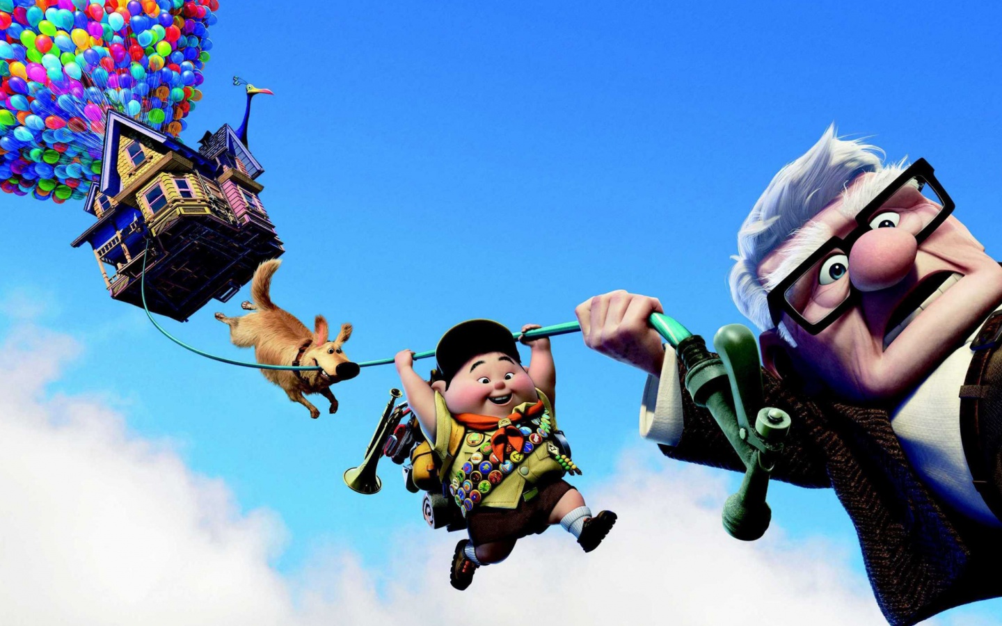 Персонажи мультфильма Up обои