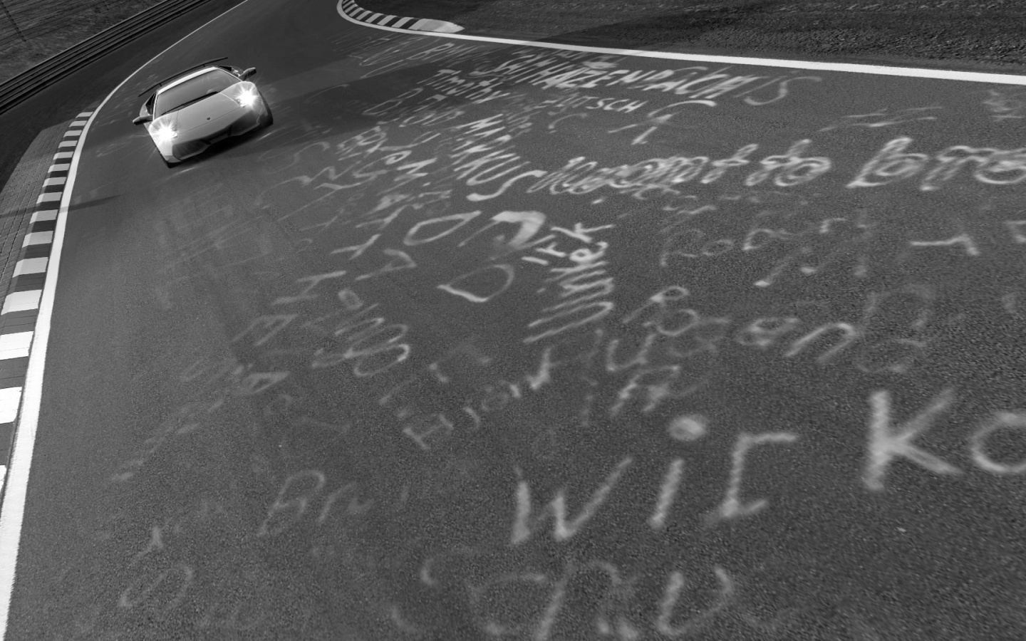 Lamborghini на треке в Grand Turismo 5 обои