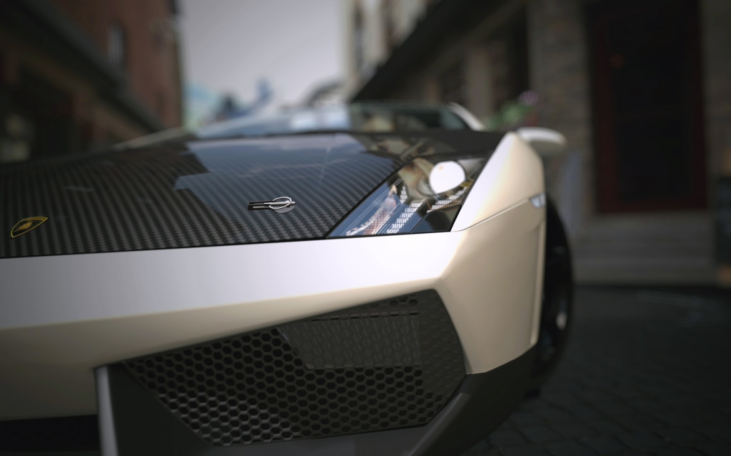 Lamborghini с карбоновым багажником обои