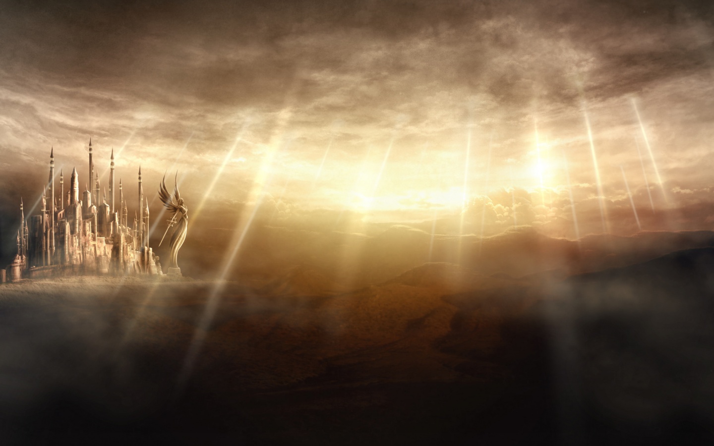 Замок из шестых Героев обои