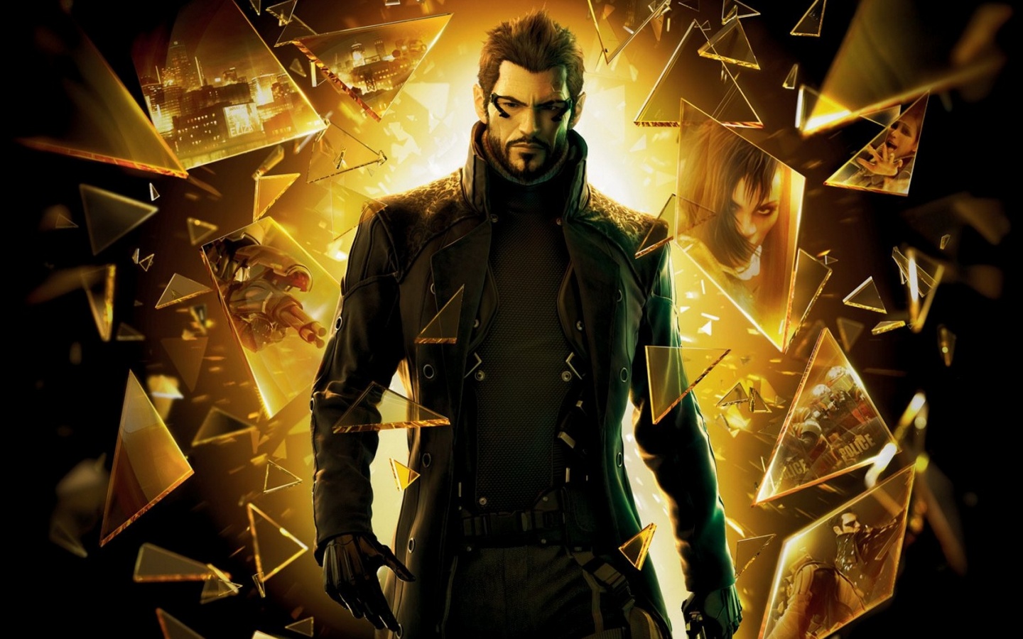 Адам Дженсен из Deus Ex : Human Revolution обои