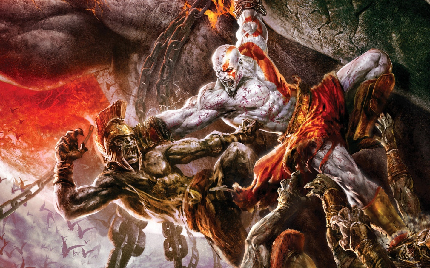 Бог войны обои