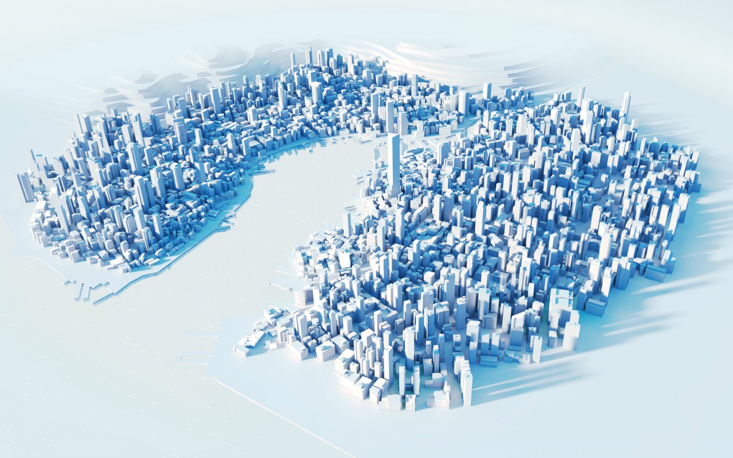 Город из Mirrors Edge обои