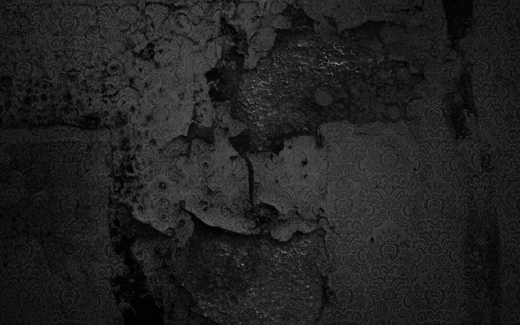 Обгоревшая стена обои