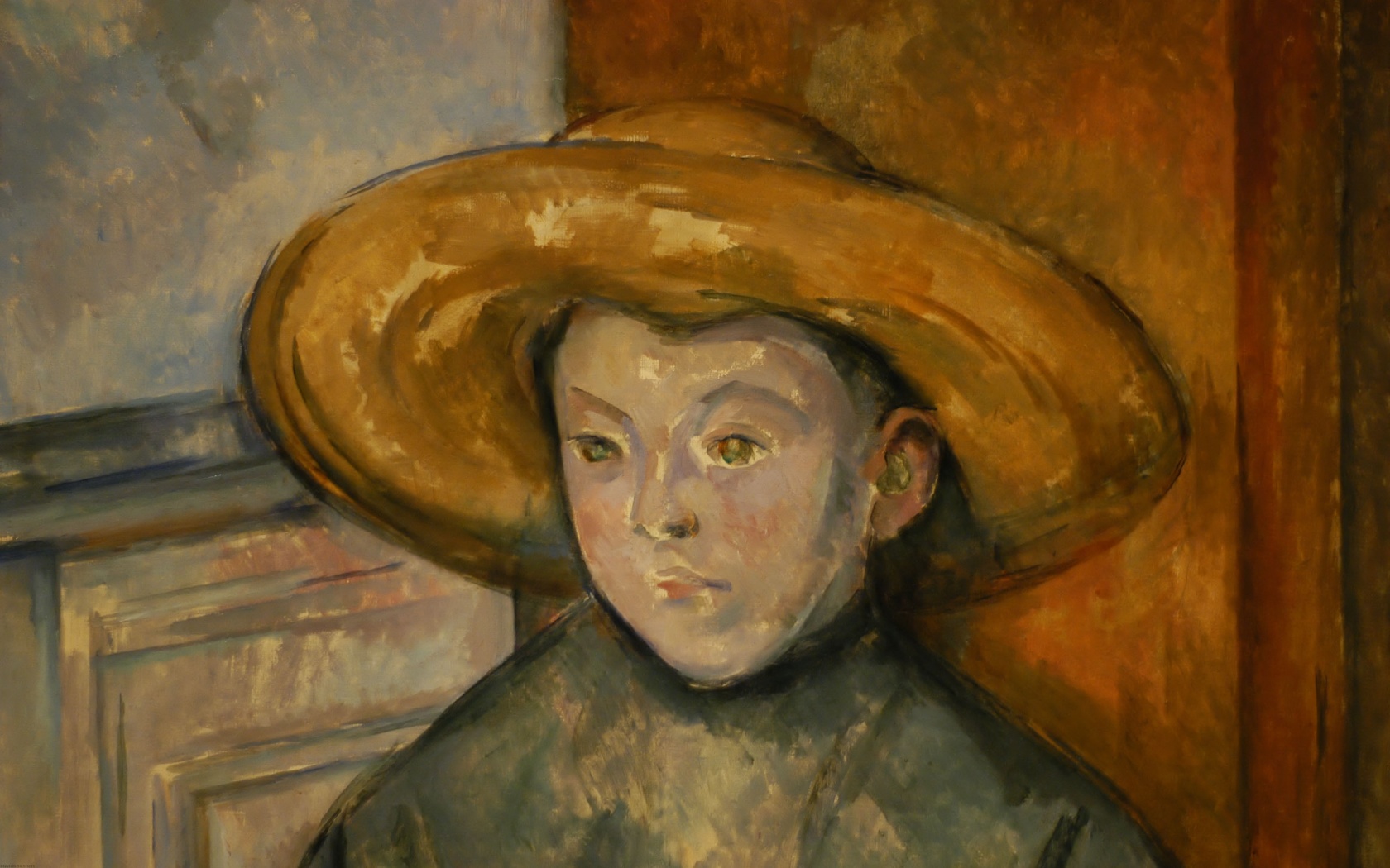 Мальчик в шляпе обои