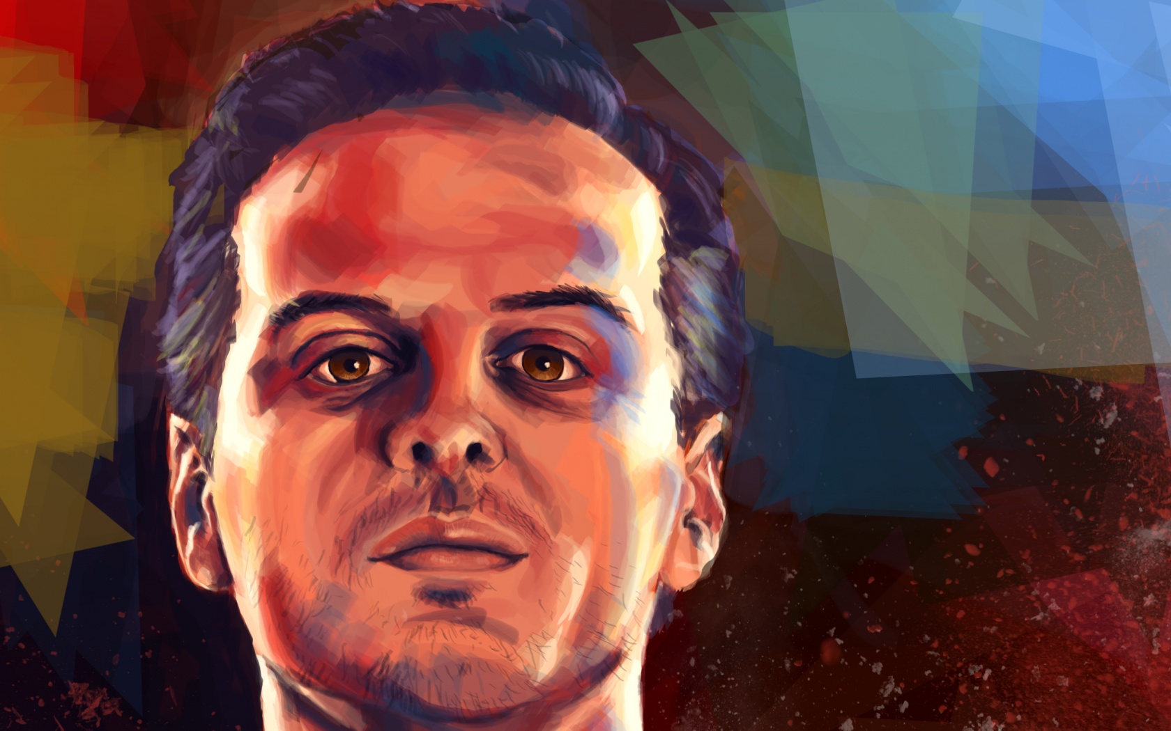 Портрет Джима Мориарти обои