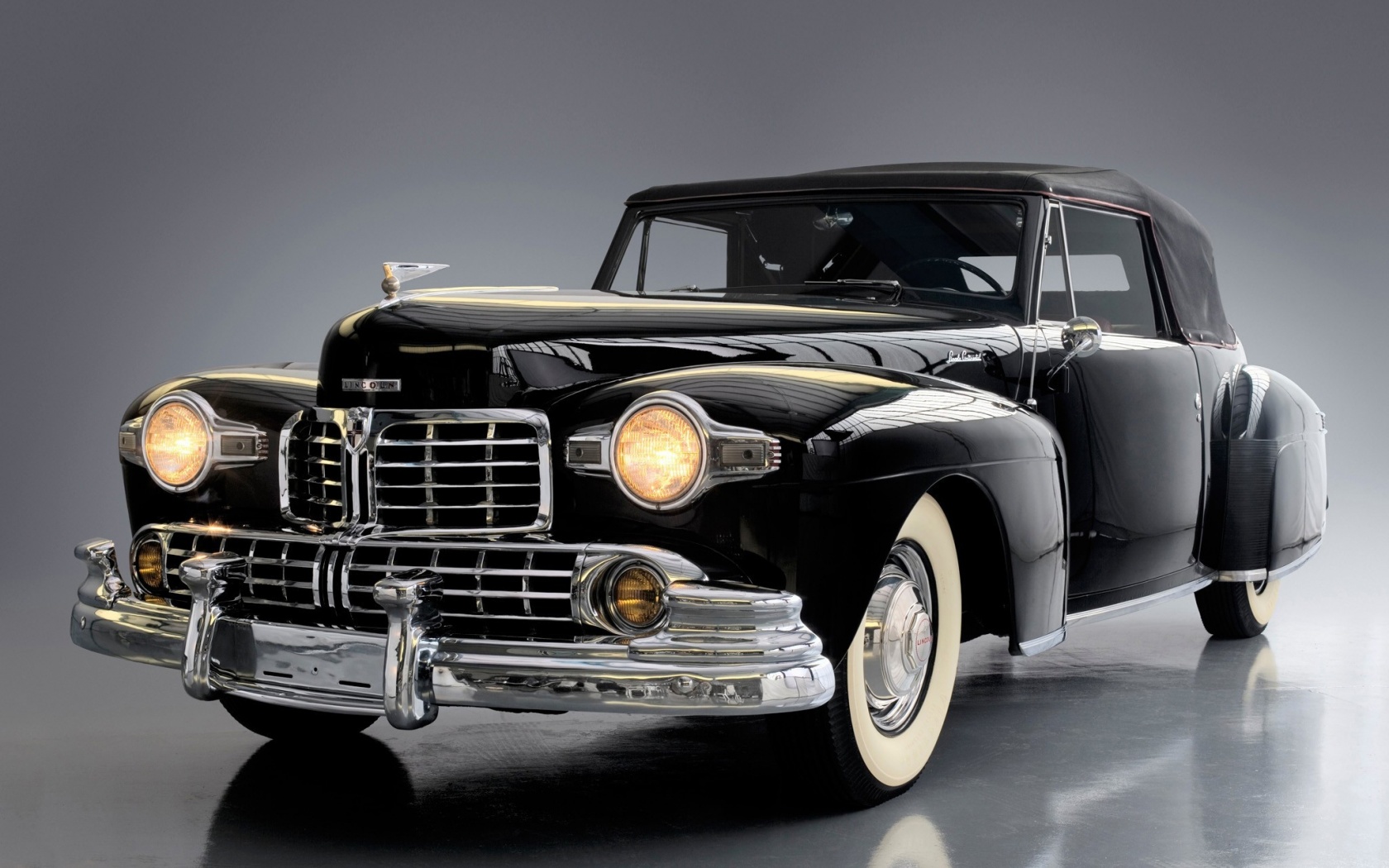 Черный ретро авто обои