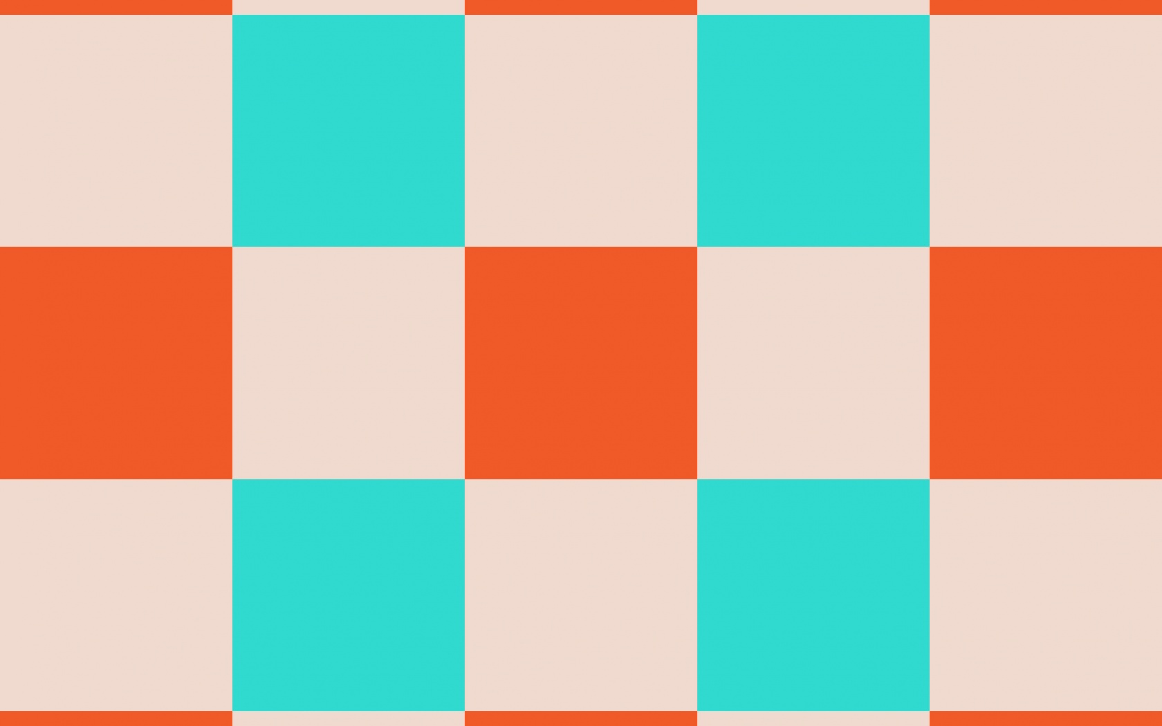 Оранжевые голубые и белые клетки обои