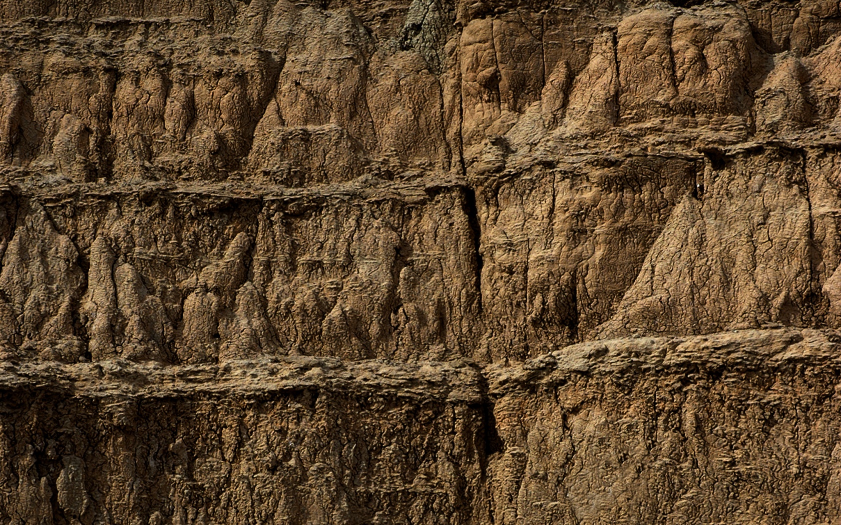 Скалистый обрыв обои