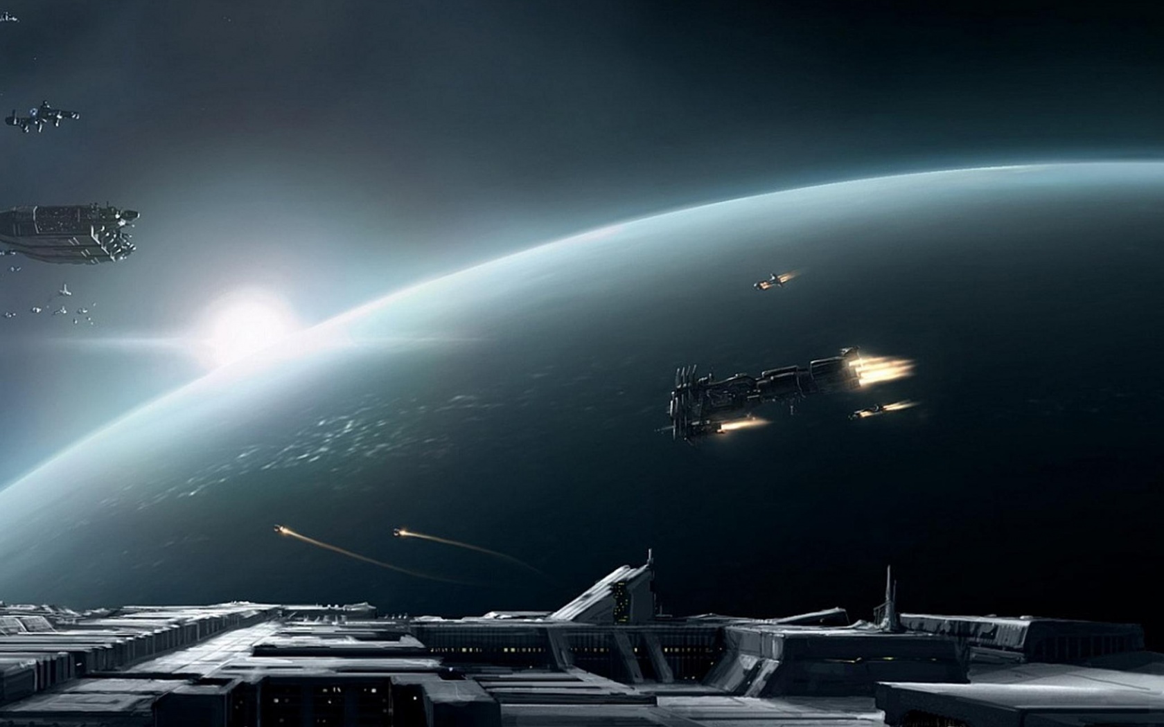 Космическая баталия обои