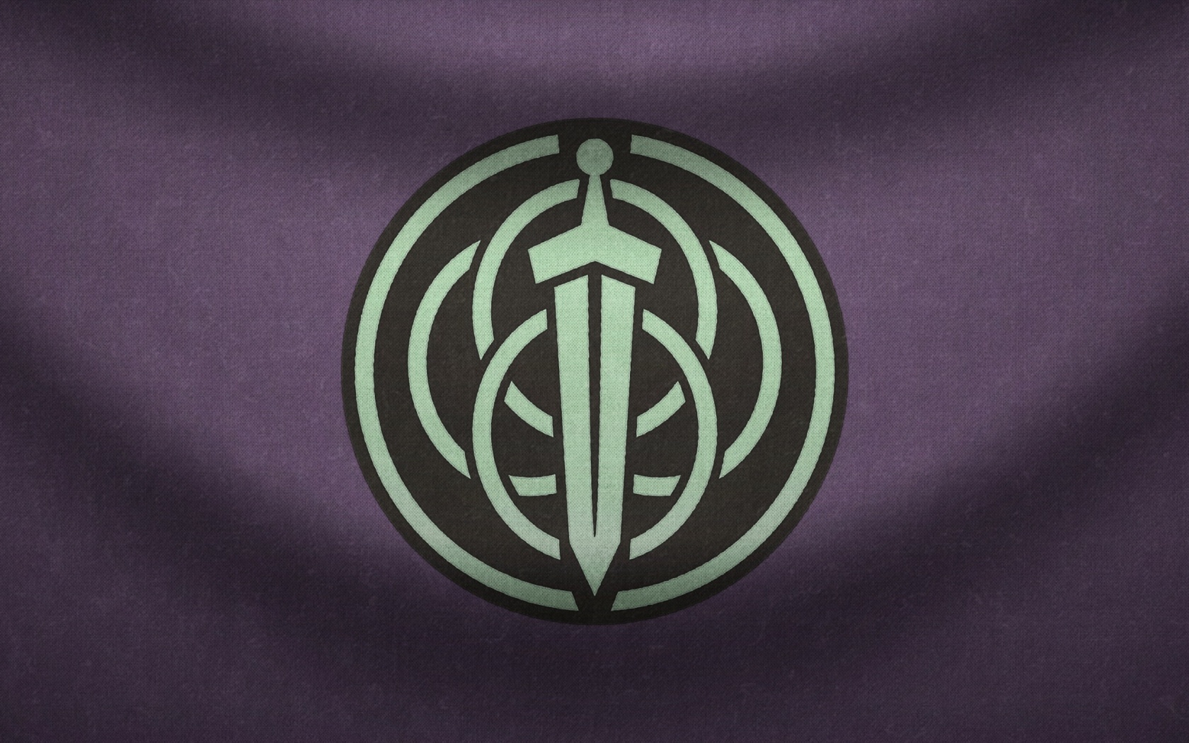 Меч на фоне колец обои