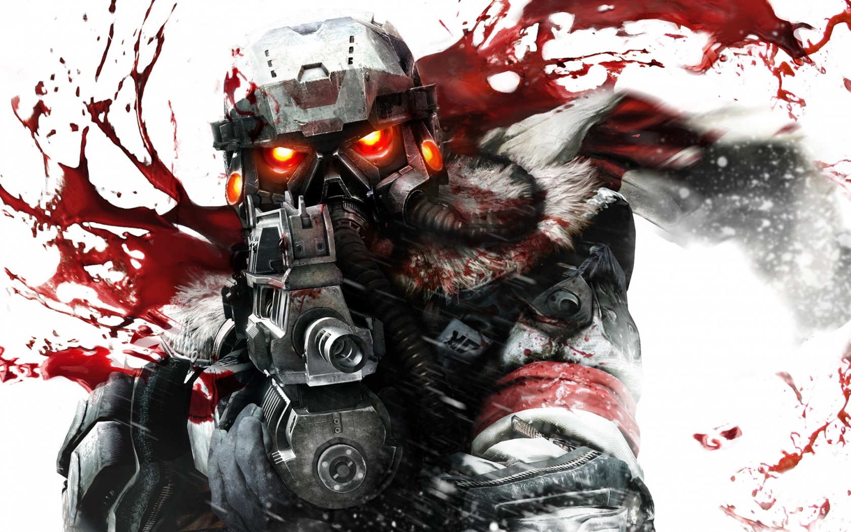 Боец в зимней форме обои