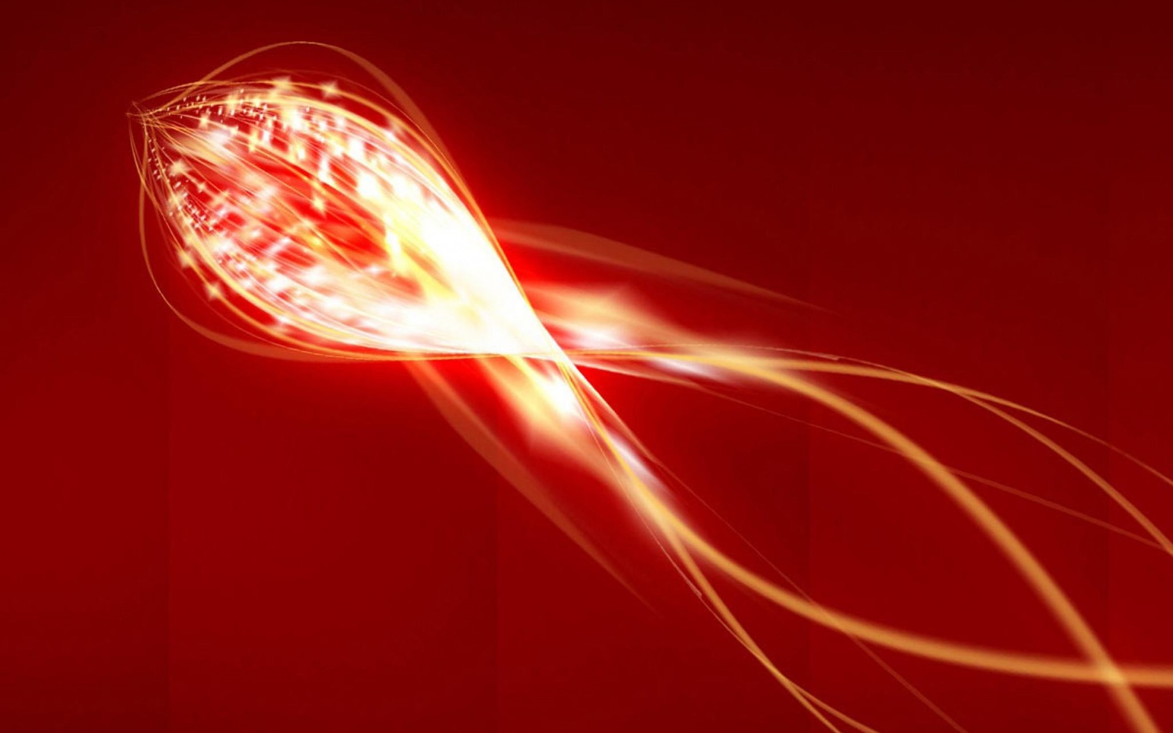 Сгусток красных линий обои