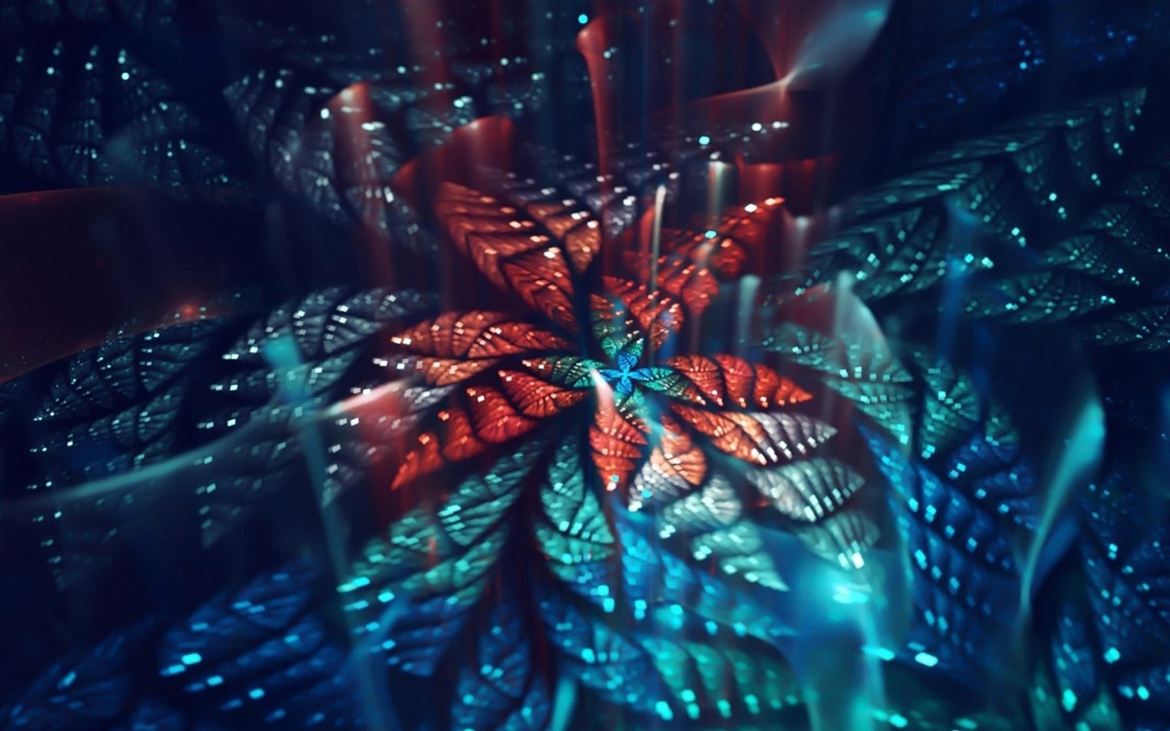 Мерцающий калейдоскоп обои