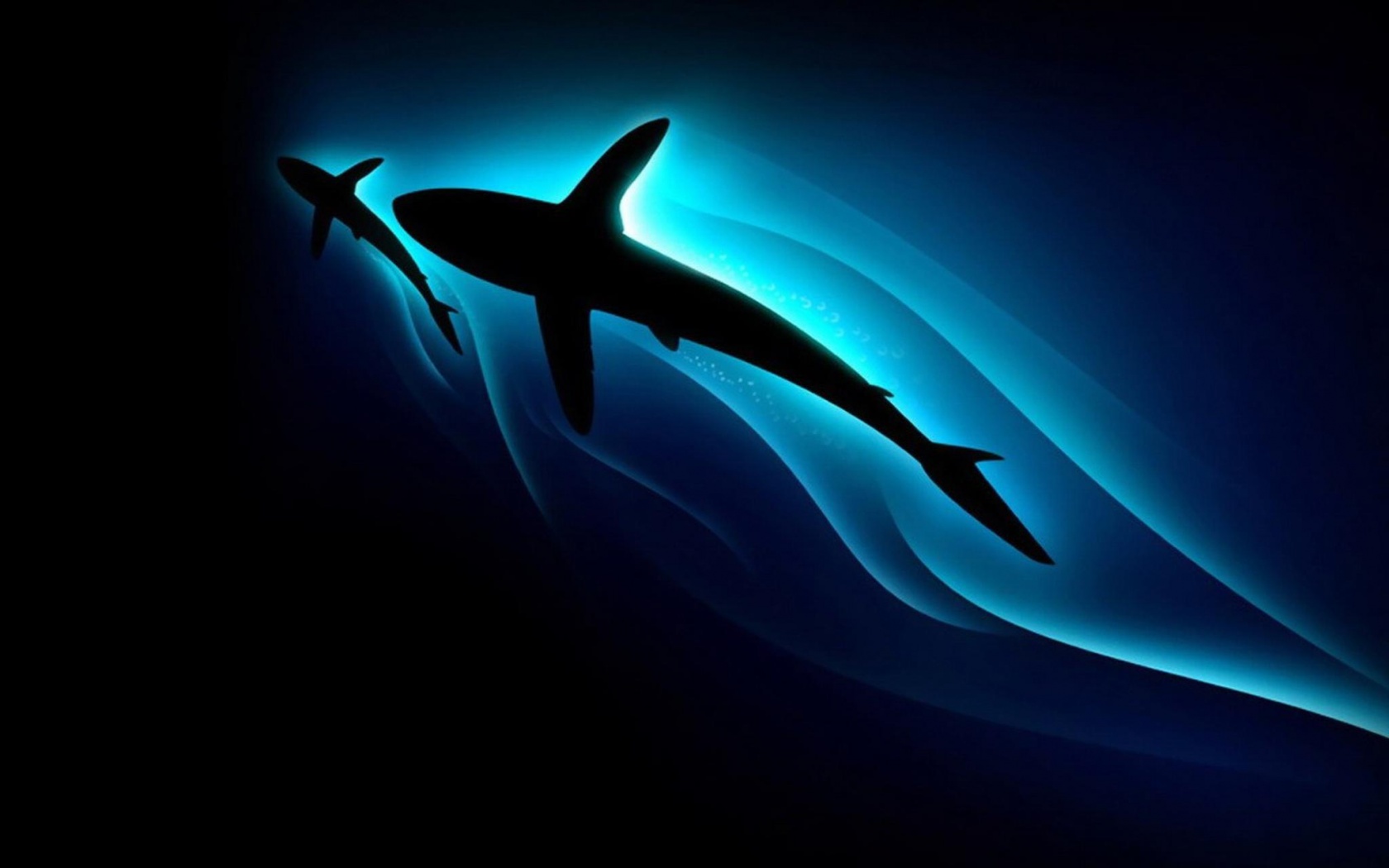 Рыбы в глубине обои