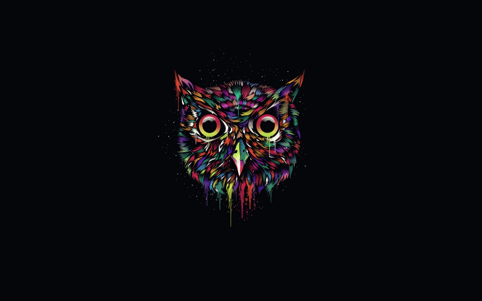 Векторная совиная голова обои