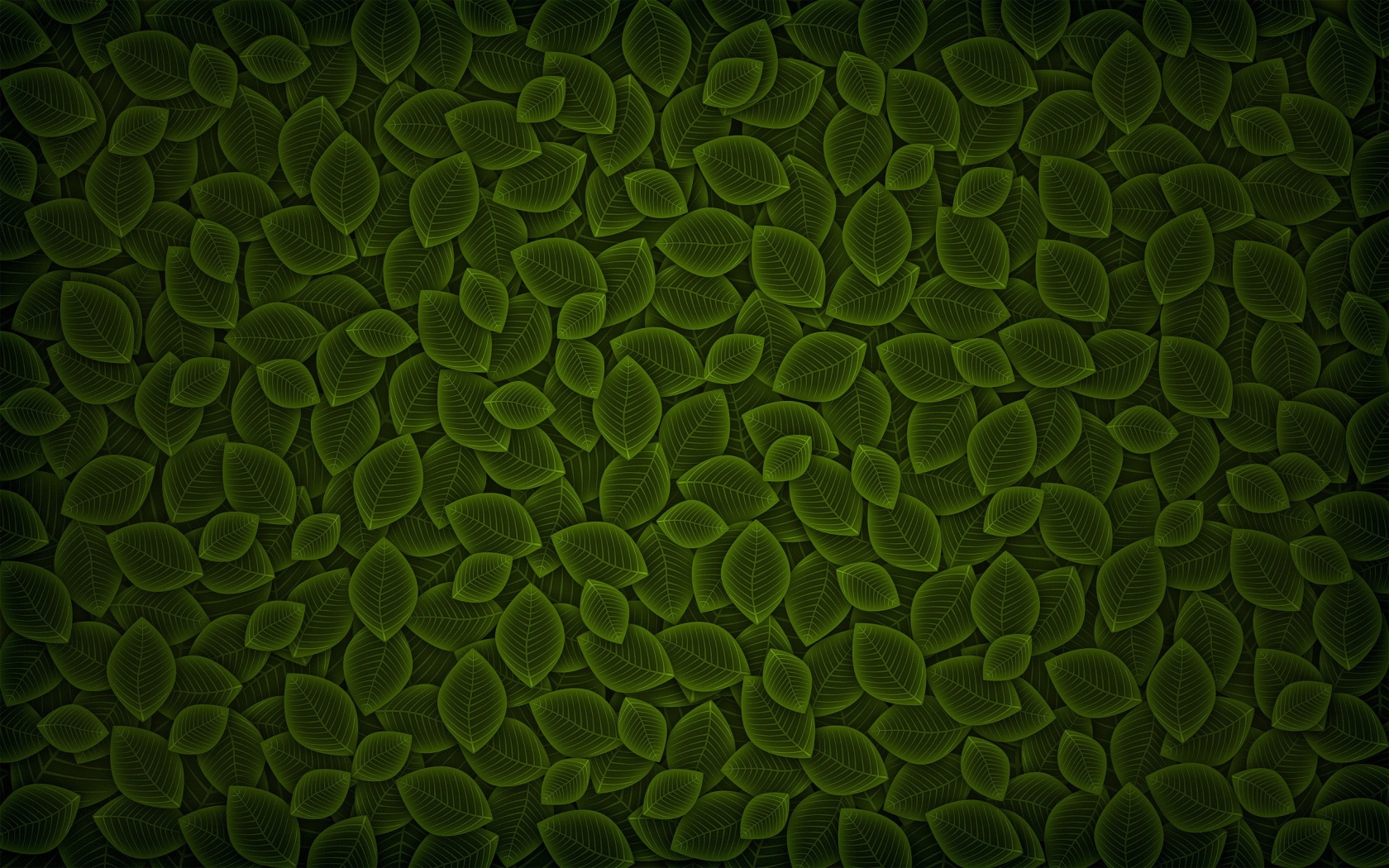 Векторные зеленые листья обои
