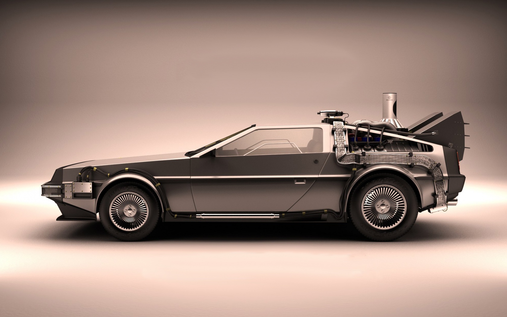 DeLorean машина времени обои