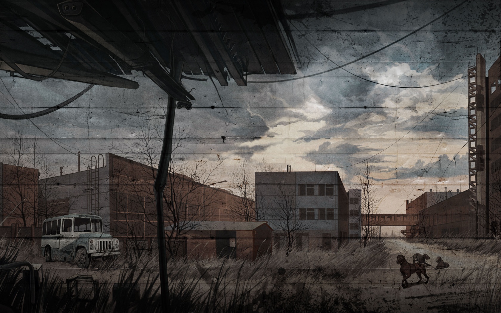 Припять из сталкера обои