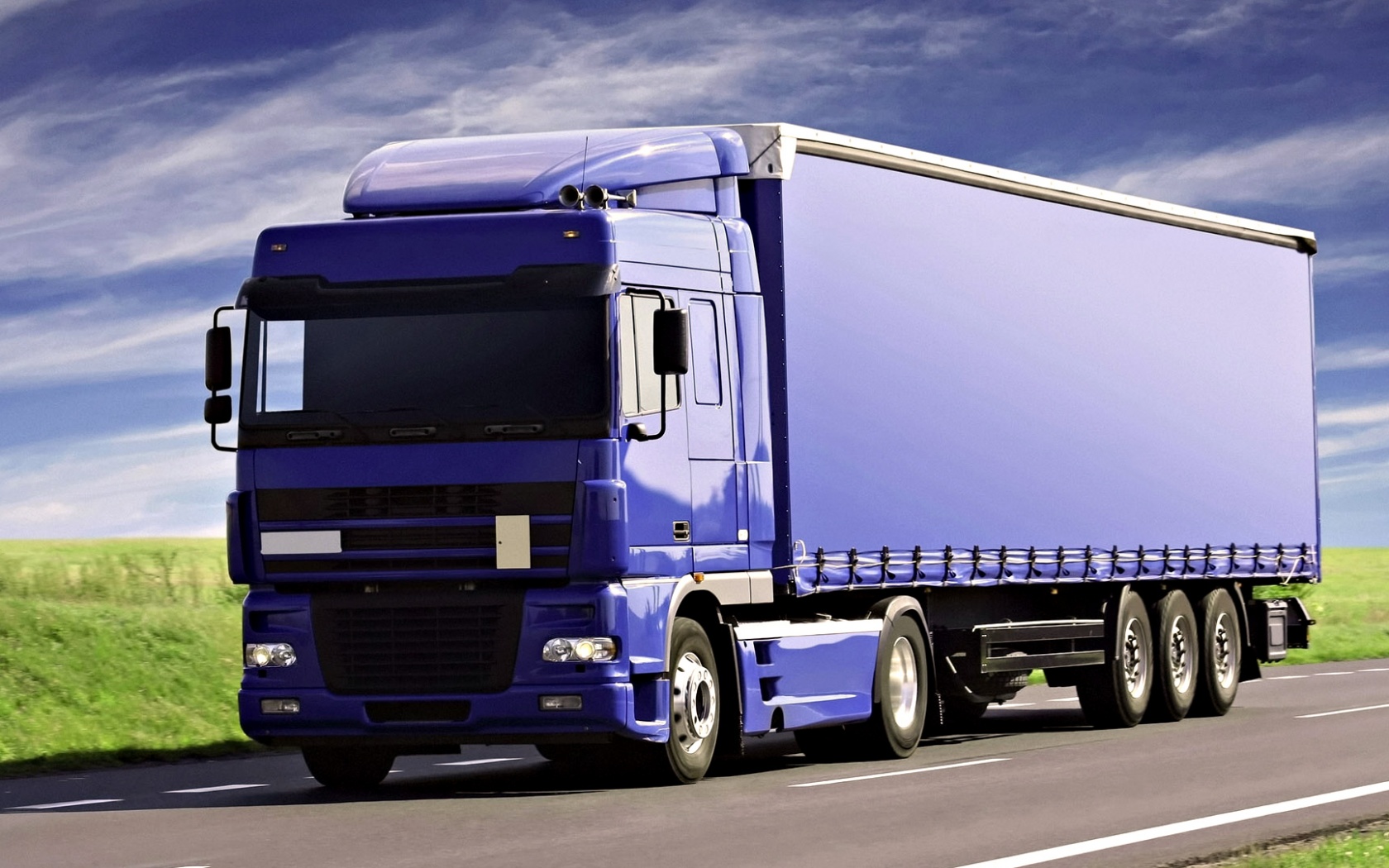 Синяя фура обои