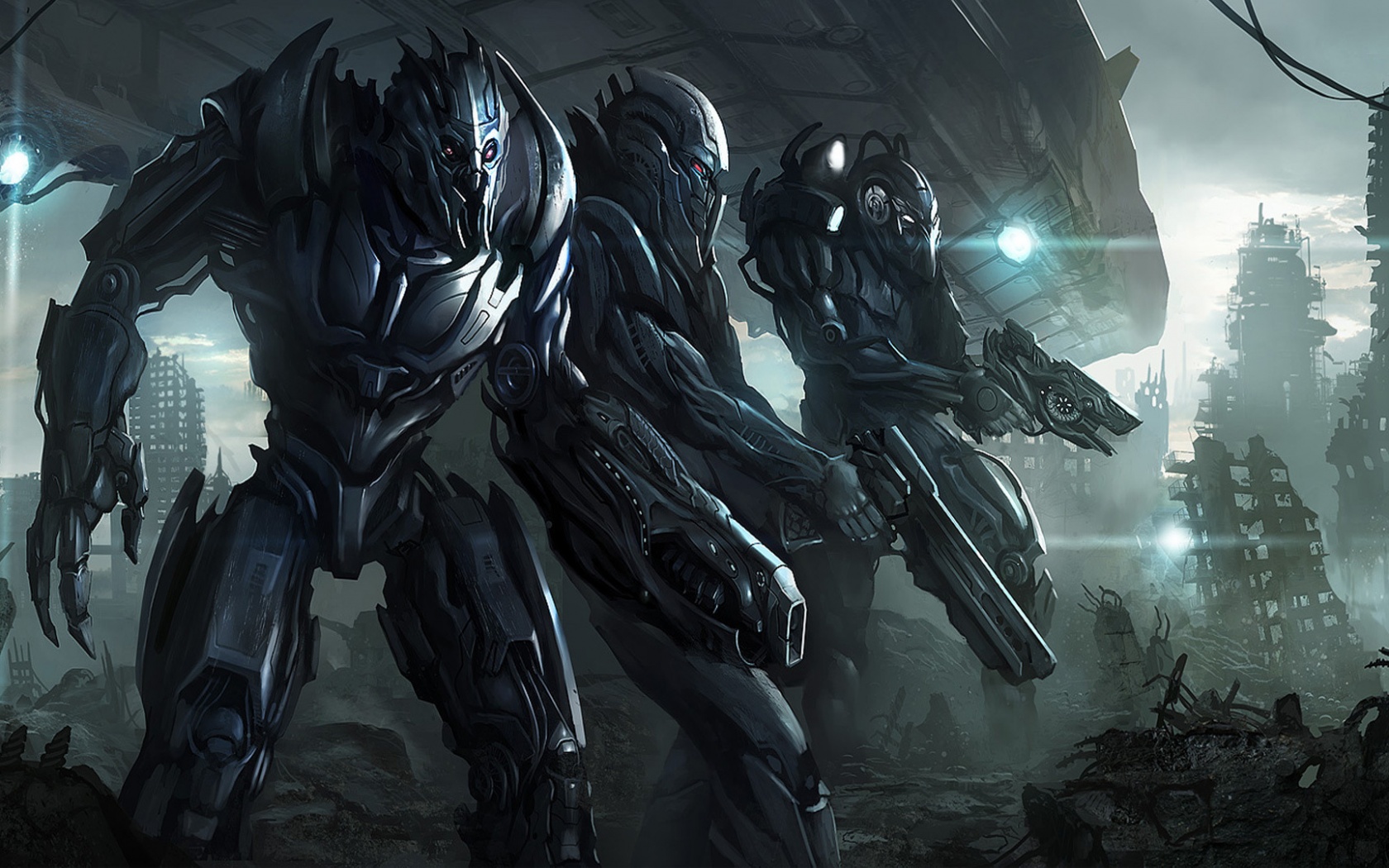 Нападение на землю обои