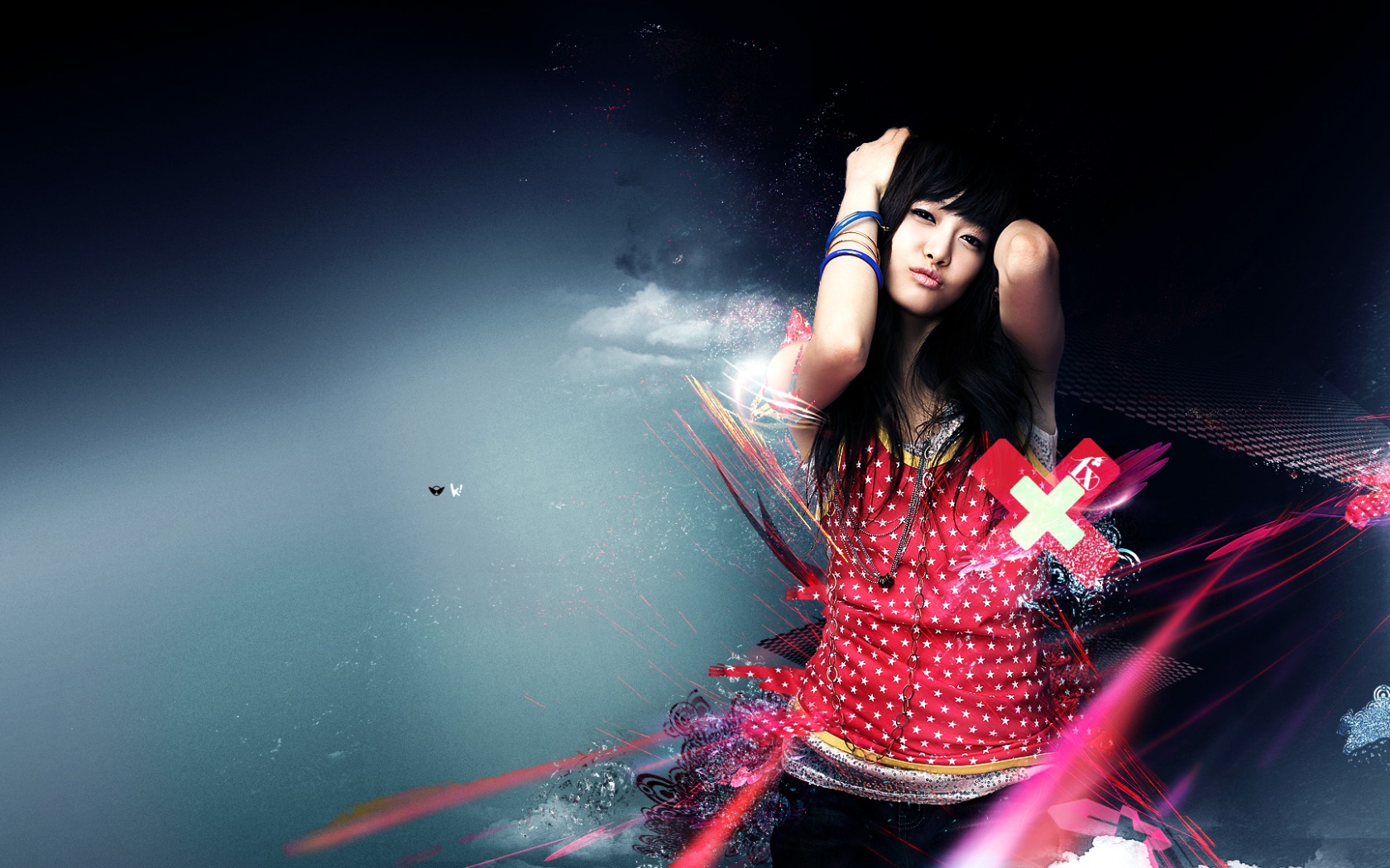 Гламурная китаянка обои