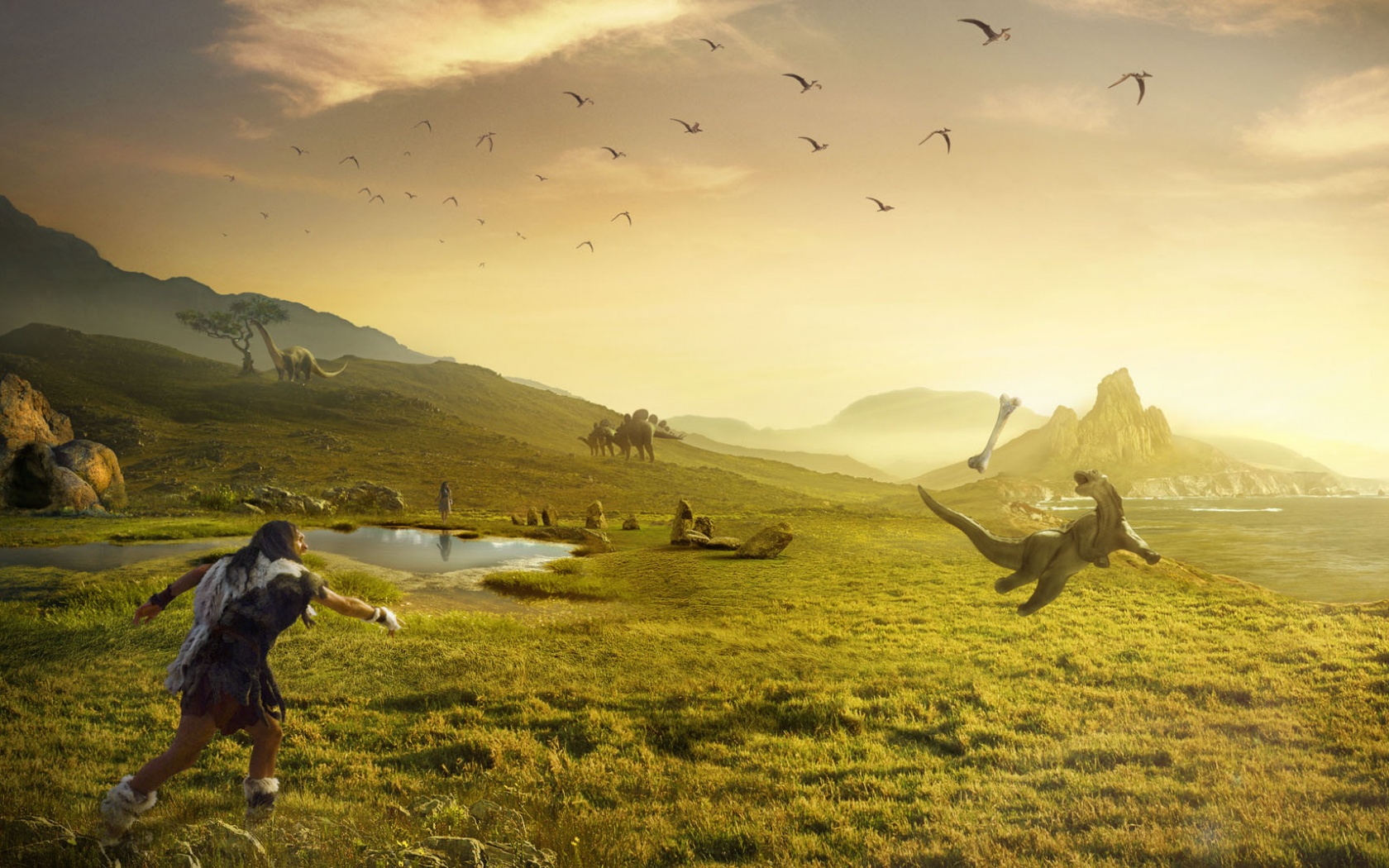 Доисторические игры обои