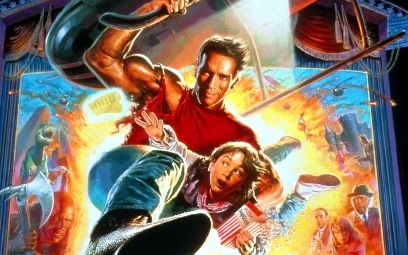 Последний герой боевика обои