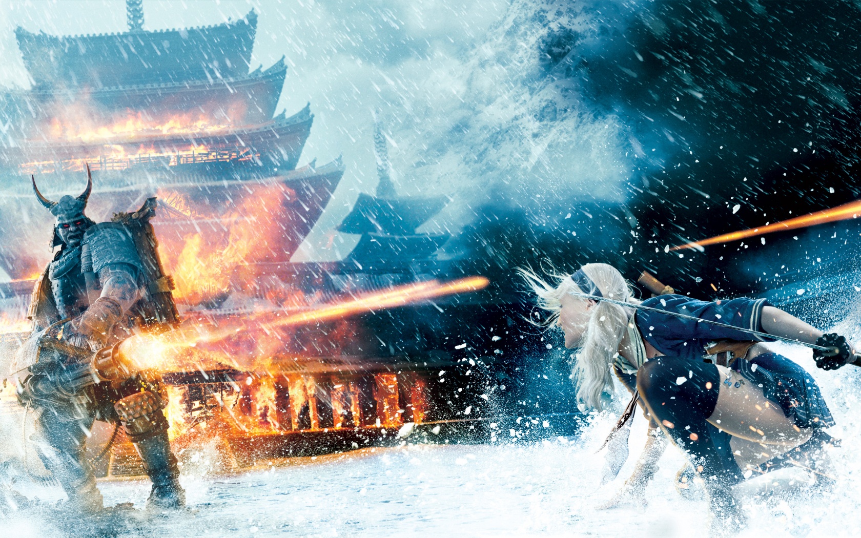 Куколка против самурая обои