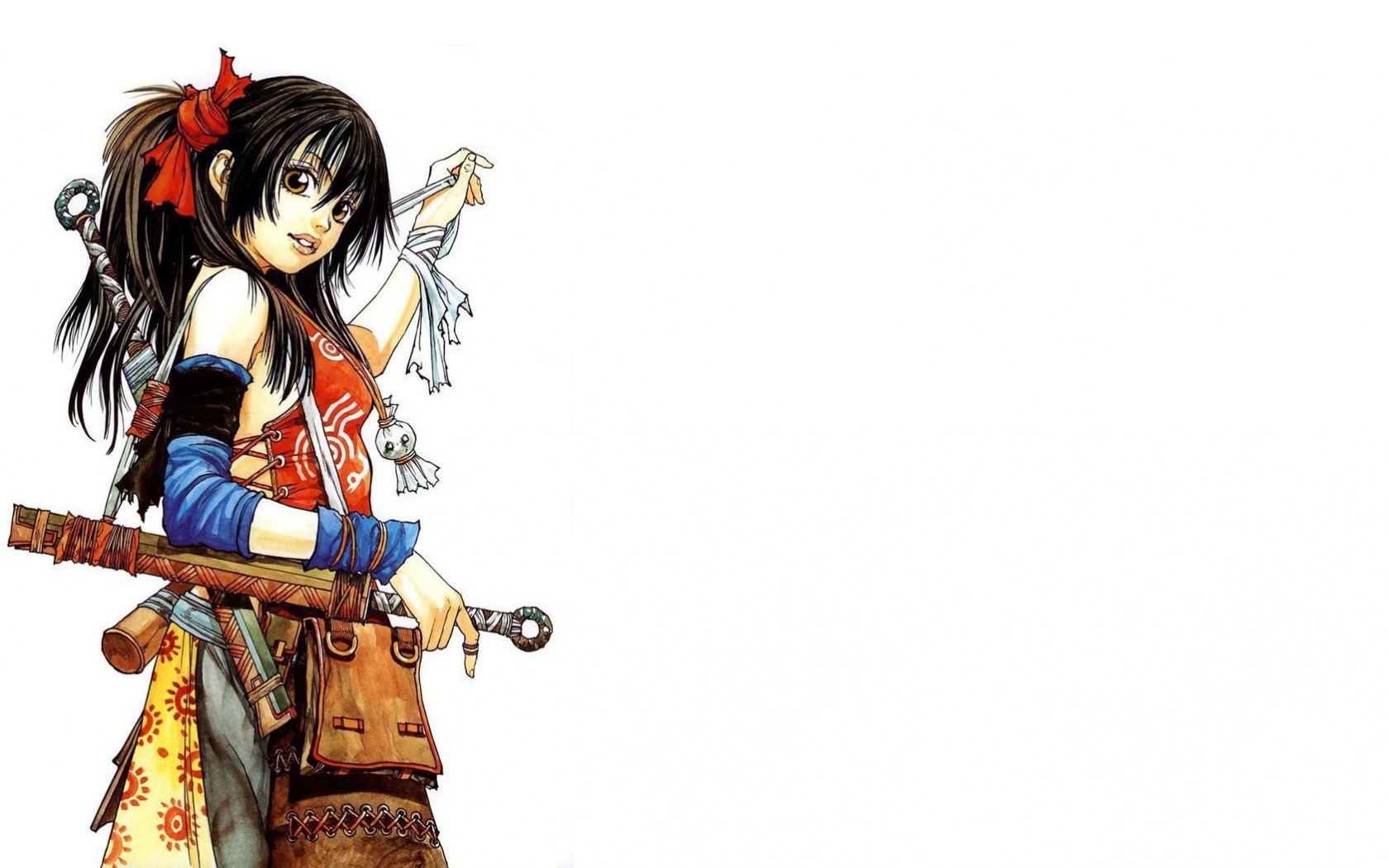 Девушка с мечом из Dangu обои