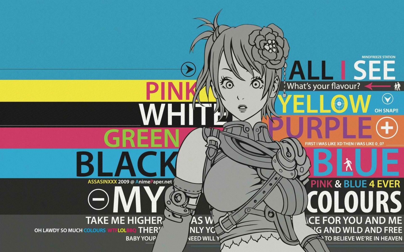 Раскрась её обои