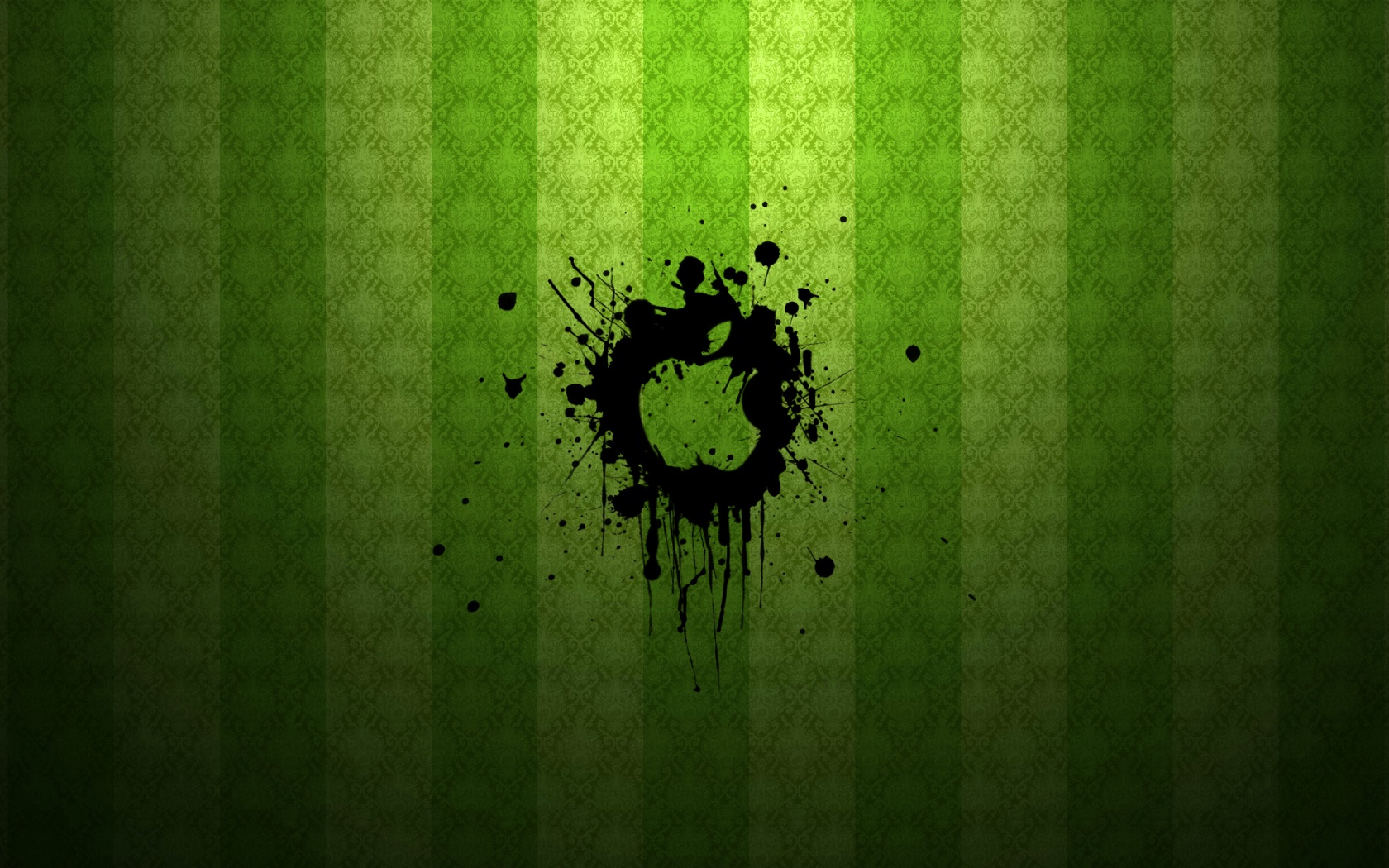 Логотип Apple на обоях обои