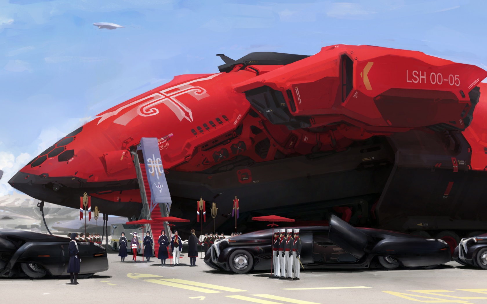 Встреча инопланетных гостей обои