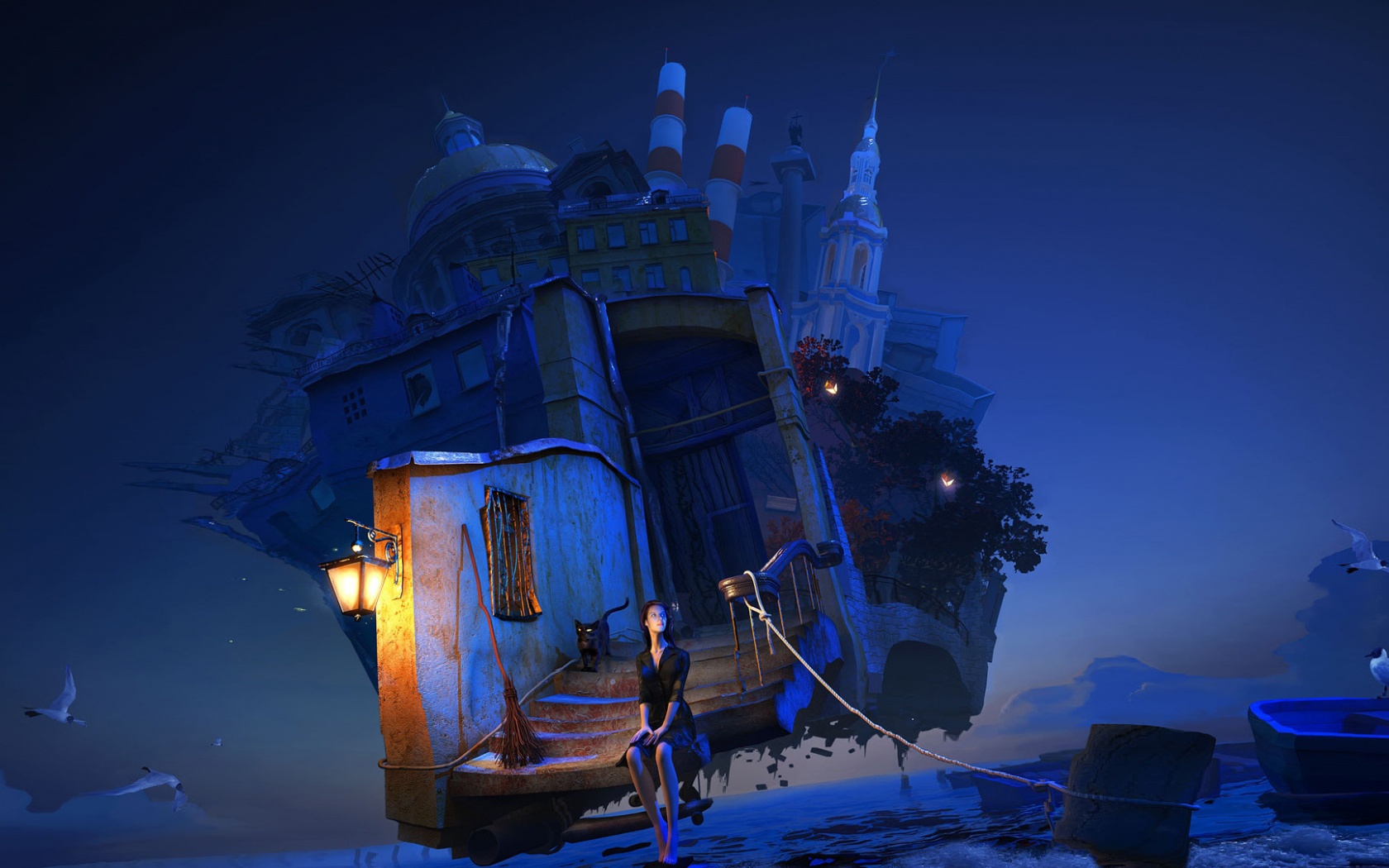 Мрачный Питер обои