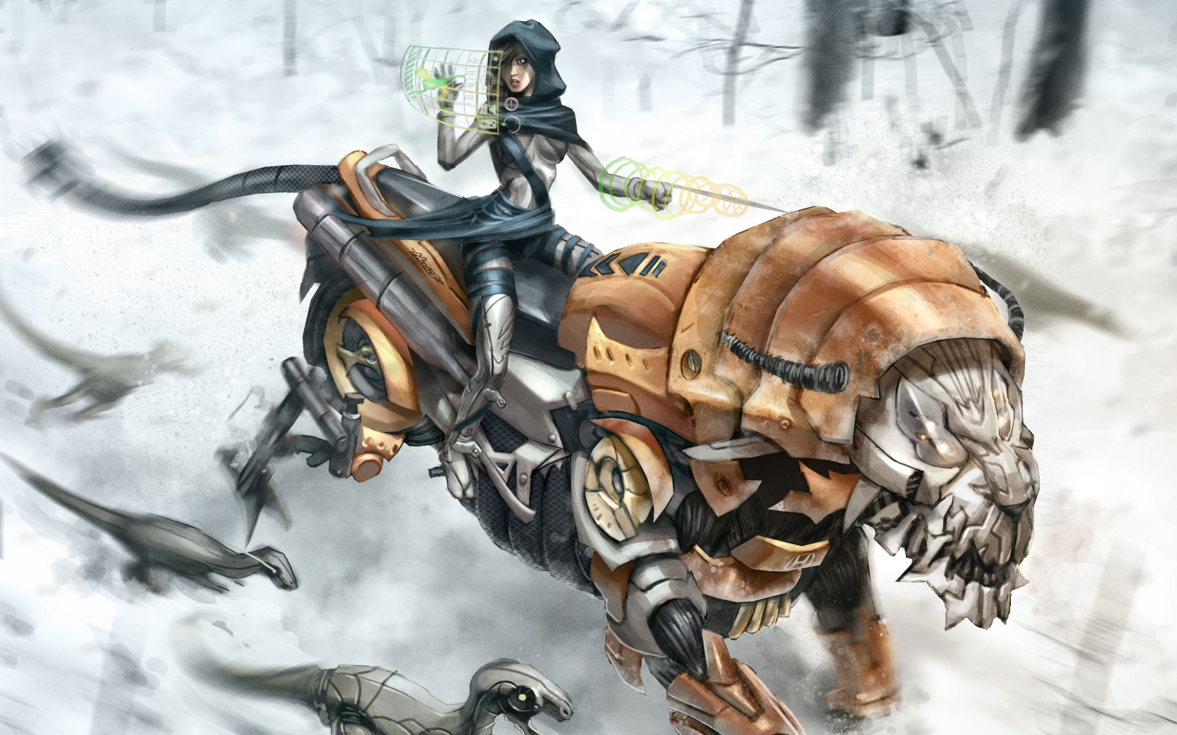 Кибернетическая погоня обои