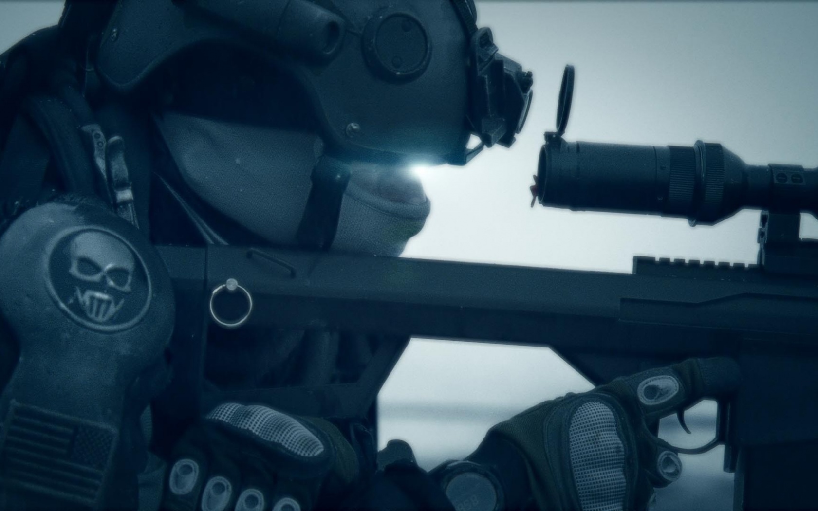 Снайпер за работой обои