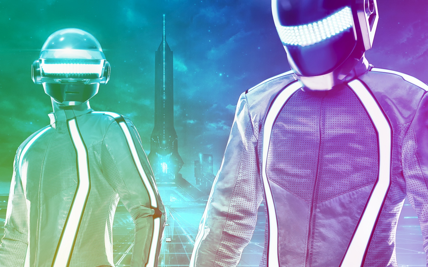 Daft Punk в фильме TRON обои