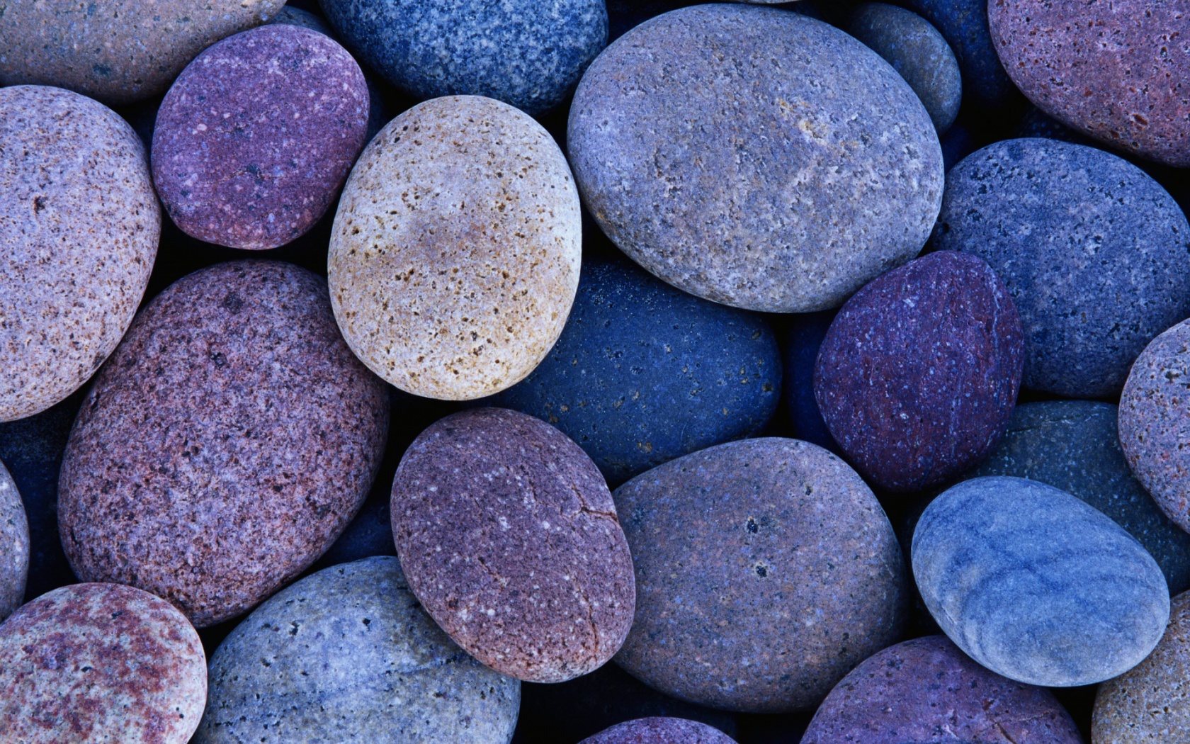 Разноцветная галька обои