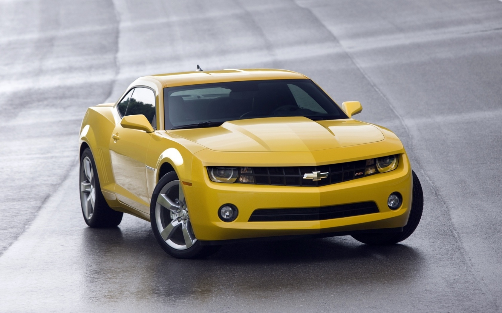 Шевроле Камаро на трассе обои