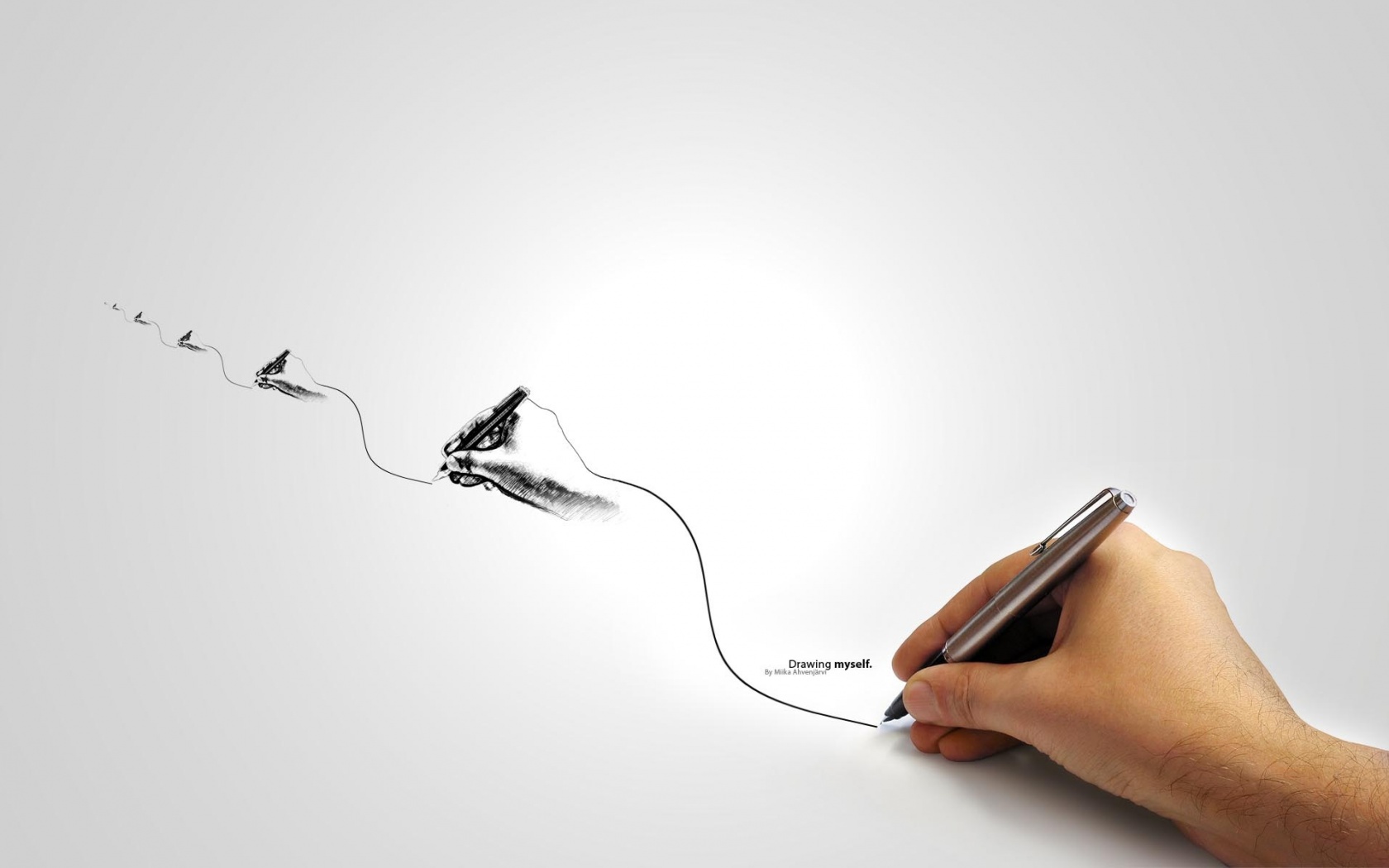 Рисунок - рекурсия обои