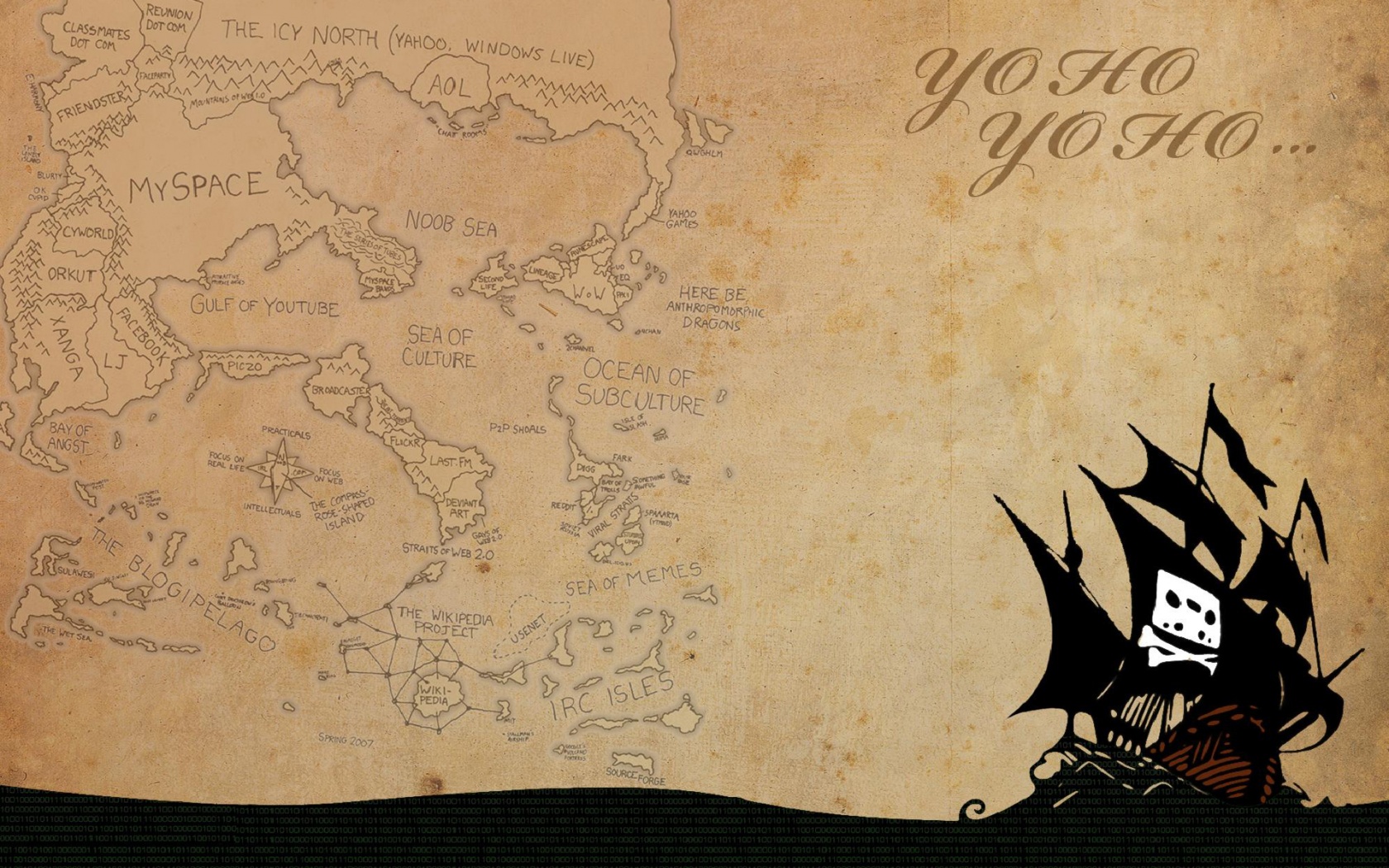 Карта интернета обои