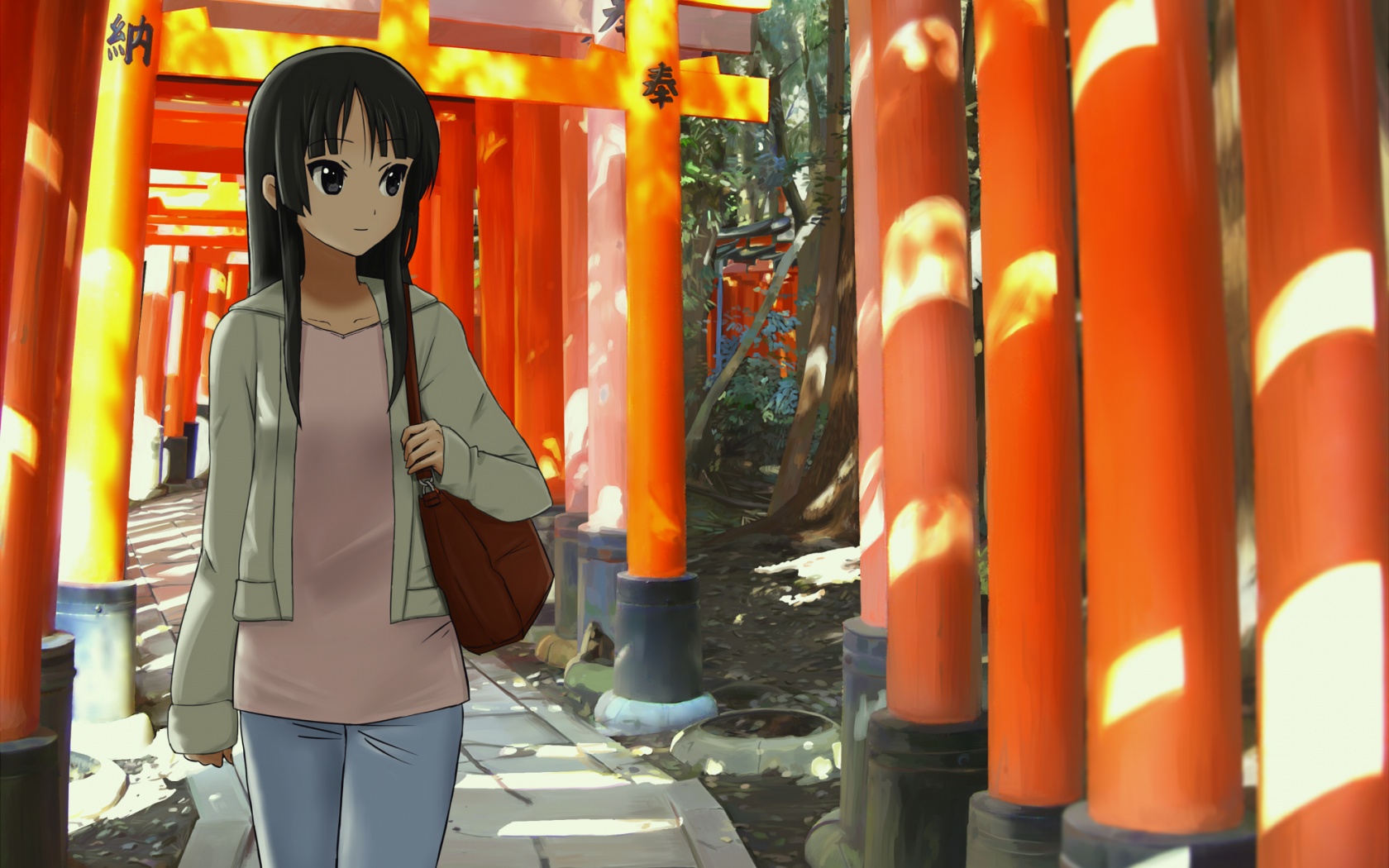 Акияма Мио обои