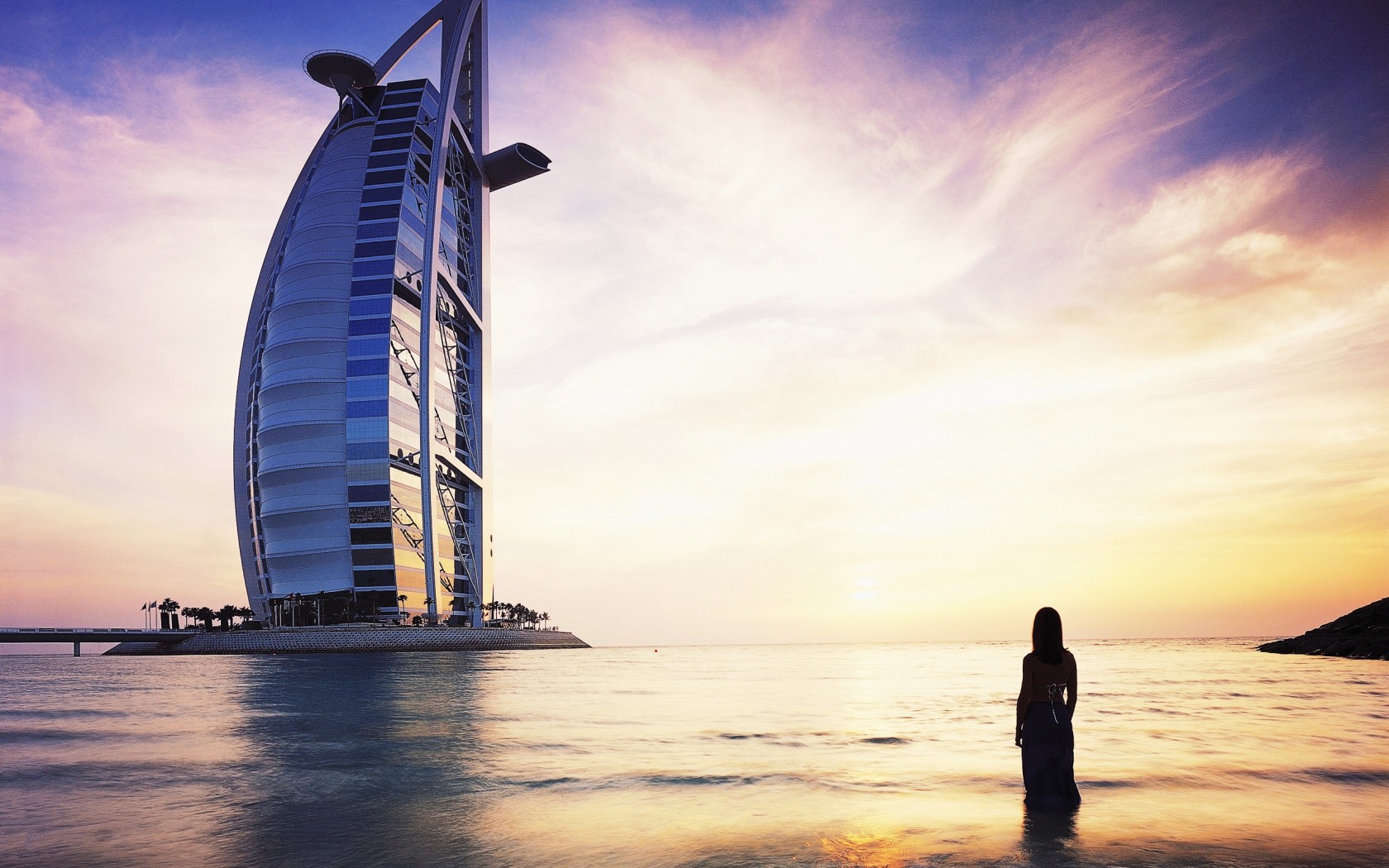 Бурдж Аль Араб в Дубае обои